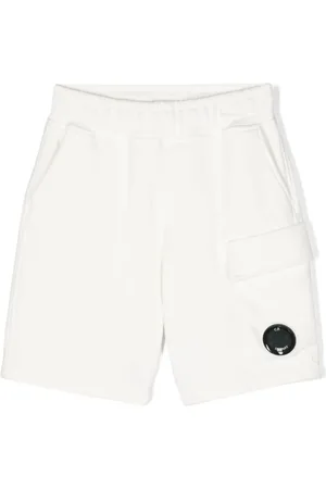 C.P. Company Pantalones cortos de chándal con detalle Lens