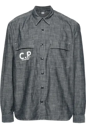 C.P. Company Camisa con logo estampado