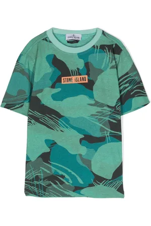 Stone Island Camiseta con logo estampado