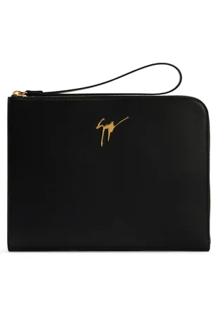 Giuseppe Zanotti Bolso de mano Fabian con placa del logo