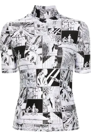 COPERNI Camiseta con cuello alzado
