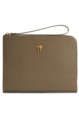 Giuseppe Zanotti Bolso de mano Fabian con placa del logo