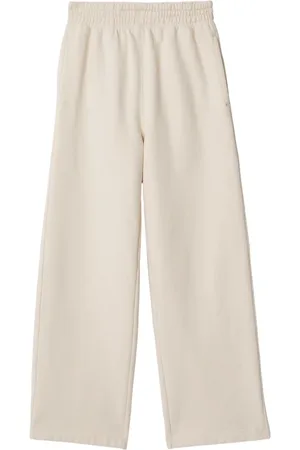 Burberry Pantalones de chándal con logo bordado