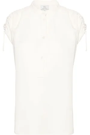 Woolrich Camisa fruncida sin mangas