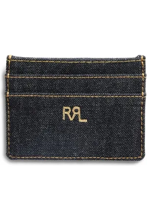 Ralph Lauren Tarjetero vaquero con aplique del logo