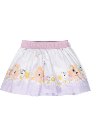 MONNALISA Falda con logo en la cintura