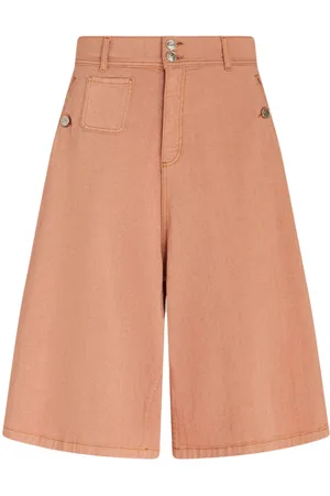 Etro Pantalones vaqueros cortos con diseño ancho