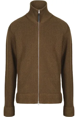 Maison Margiela Jersey de canalé con cremallera