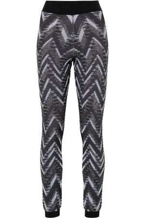 Missoni Leggins de lurex tejidos en zigzag