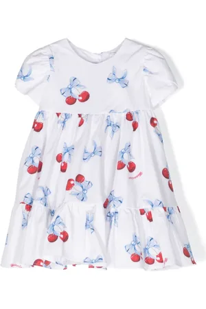 MONNALISA Vestido con estampado de cerezas