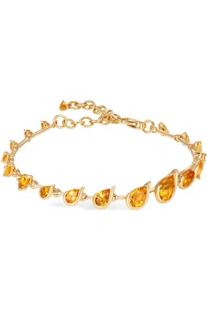 Fernando Jorge Pulsera Flame en oro amarillo de 18kt con citrino