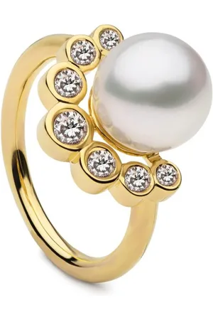 Autore Anillo Brea con detalle de perlas