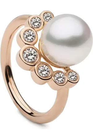 Autore Anillo Brea con detalle de perlas
