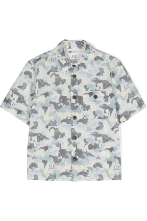 C.P. Company Camisa con estampado Mundi Map