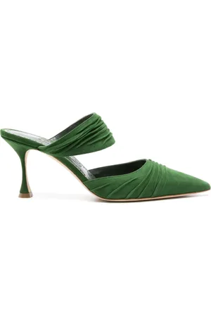Manolo Blahnik Mules Circeamu con tacón de 70 mm