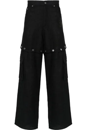 OFF-WHITE Pantalones cargo rectos Logo años 90