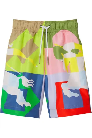 Burberry Bañador con estampado Equestrian Knight
