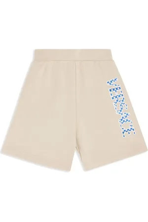 VERSACE Pantalones cortos con logo bordado
