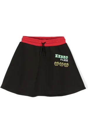 Kenzo Falda con cordones y estampado gráfico
