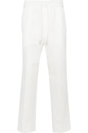 BRIONI Pantalones rectos de tejido cambray