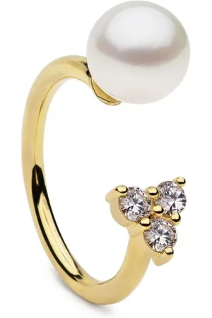 Autore Anillo Saskia con detalle de perlas