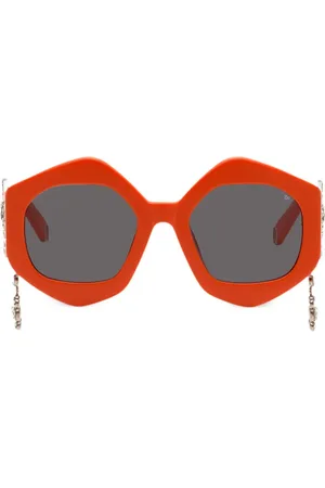 Philipp Plein Gafas de sol con montura hexagonal