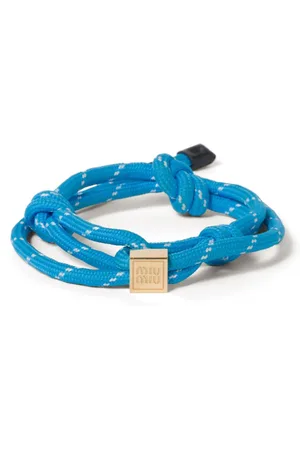 Miu Miu Pulsera con charm del logo
