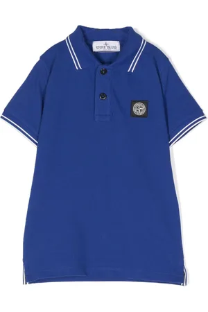 Stone Island Polo con parche Compass