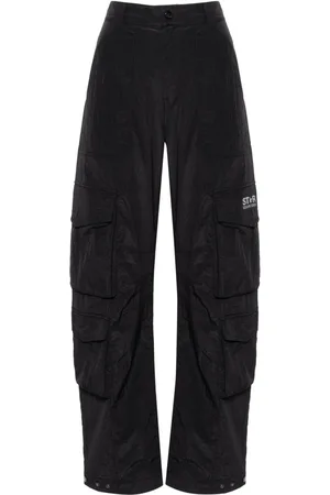 Golden Goose Pantalones cargo con efecto rasgado