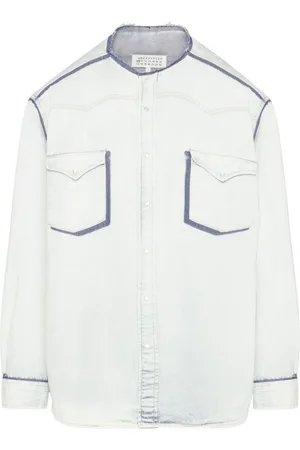 Maison Margiela Camisa vaquera sin cuello