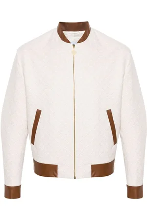 Casablanca Chaqueta bomber con monograma en jacquard
