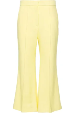Msgm Pantalones capri de talle medio