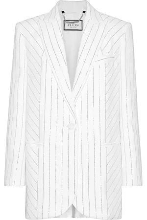 Philipp Plein Blazer cady a rayas diplomáticas