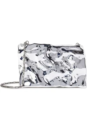 OFF-WHITE Bolso de mano Crushed Sculpture con relieve