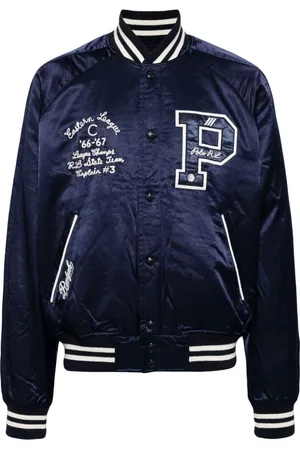 Ralph Lauren Chaqueta bomber con aplique del logo