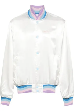 Family First Chaqueta bomber con motivo de cisne