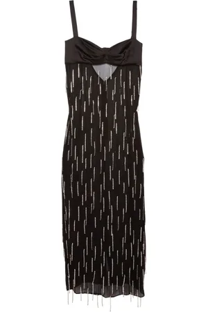 FLEUR DU MAL Vestido midi Dangling Stones