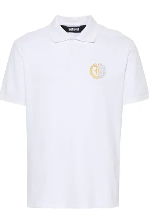 Roberto Cavalli Polo con logo estampado