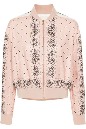 Palm Angels Chaqueta bomber con estampado de cachemira