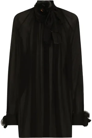 Dolce & Gabbana Blusa con aplique floral