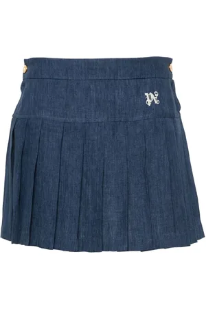 Palm Angels Falda con logo bordado