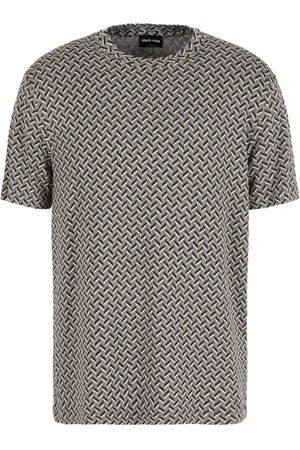 Giorgio Armani Camiseta con motivo chevron