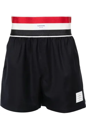 Thom Browne Bermudas con rayas RWB