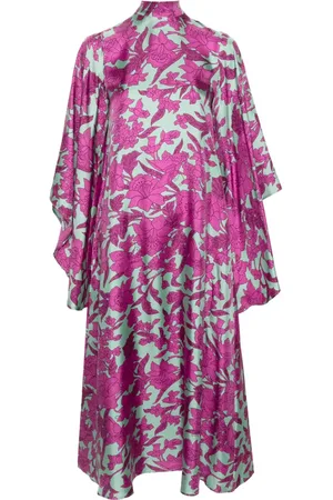La DoubleJ Vestido largo Magnifico con estampado floral