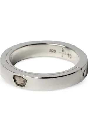 PARTS OF FOUR Anillo Sistema en plata de ley con diamante