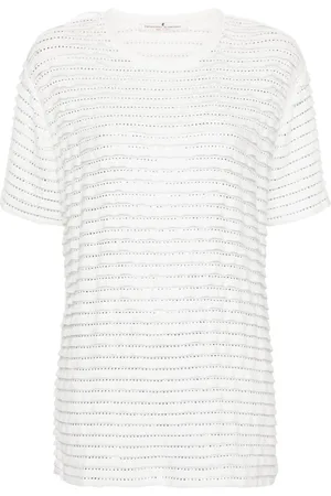 ERMANNO SCERVINO Top con apliques de strass