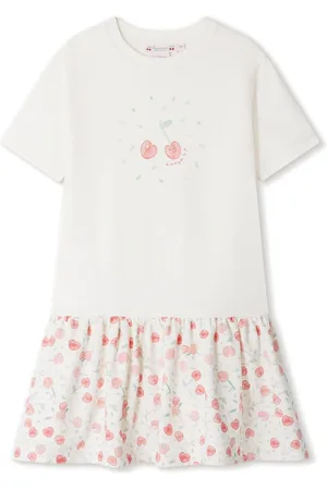 BONPOINT Vestido con logo estampado