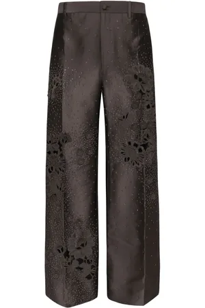 Dolce & Gabbana Pantalones con detalles de strass