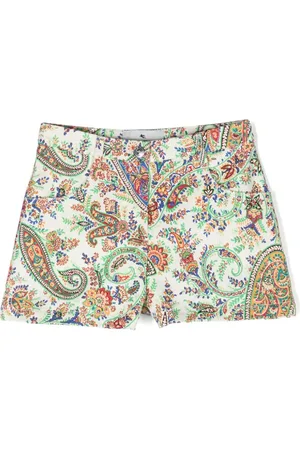 Etro Pantalones cortos con estampado de cachemira