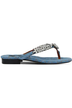 Philipp Plein Chanclas vaqueras con apliques de cristal
